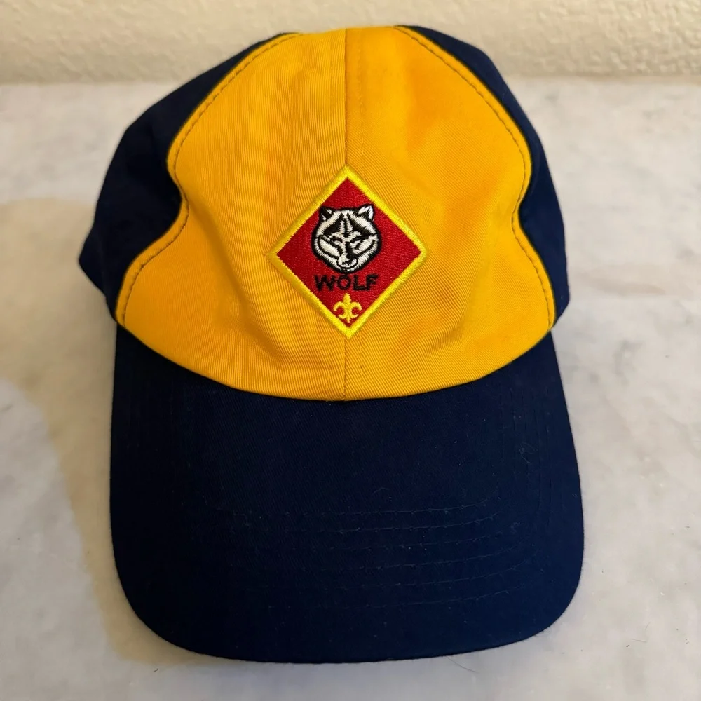 Boy Scouts BSA Wolf‎ Scout Adjustable Back Hat Cap Medium/Large